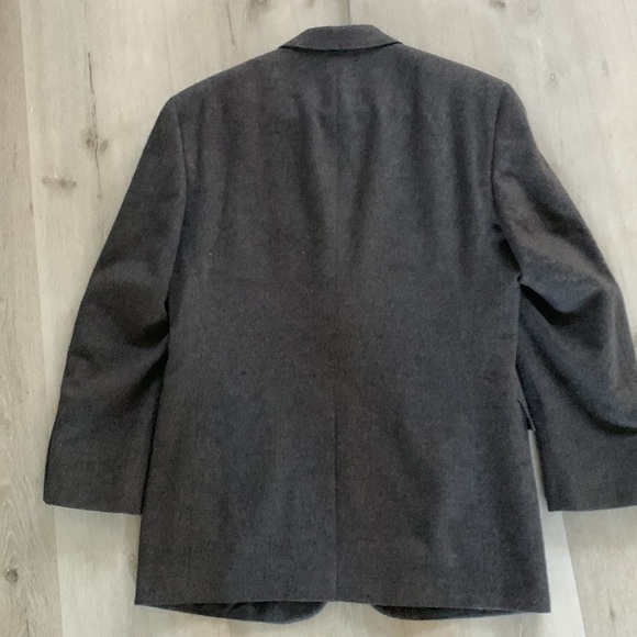 Jos A Bank 100% Camel‎ Hair Blazer size 40 Regular gray two buttons - Picture 12 of 16